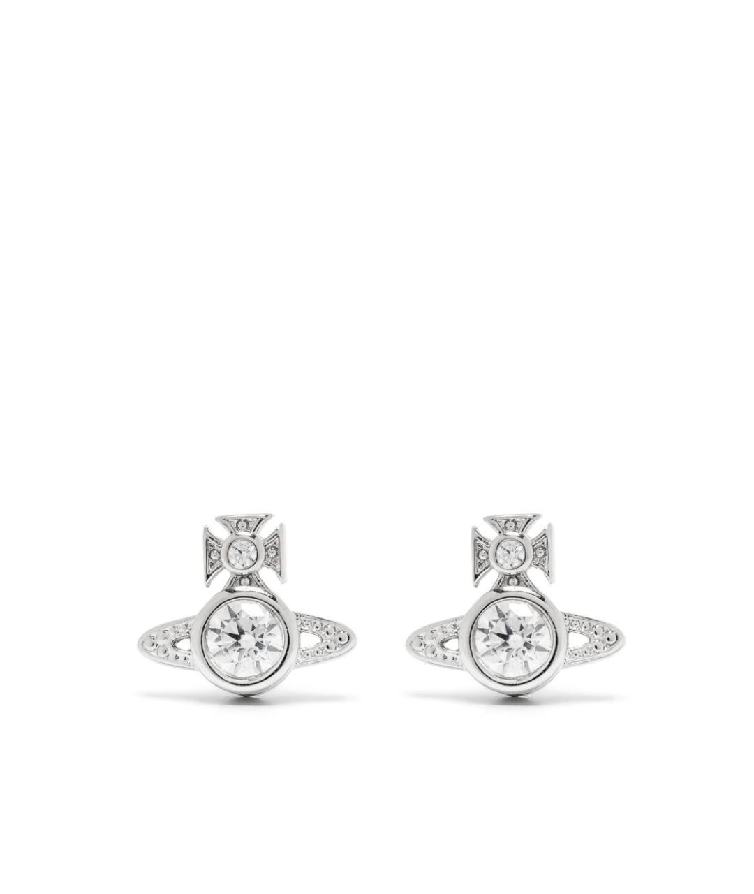 VIVIENNE WESTWOOD Серебряные металлические серьги, фото 1