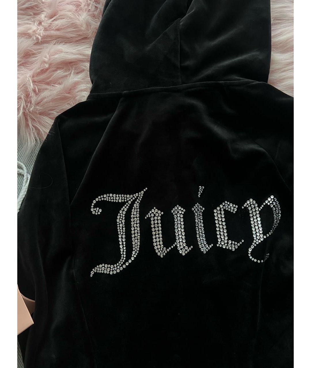 JUICY COUTURE Черный велюровый спортивные костюмы, фото 6