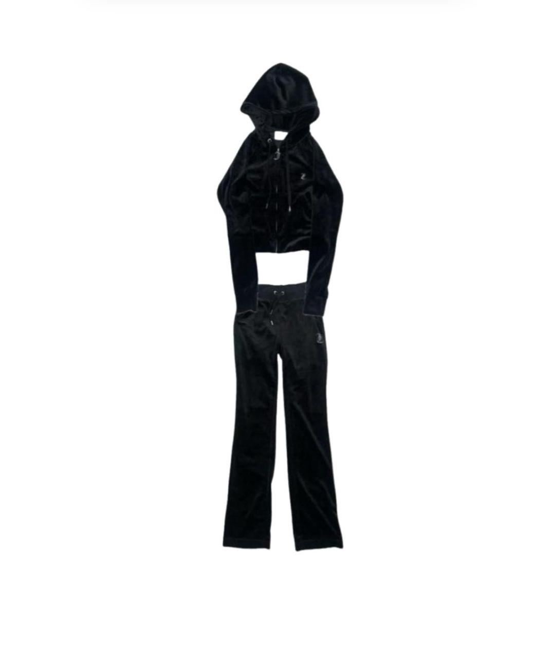 JUICY COUTURE Черный велюровый спортивные костюмы, фото 1