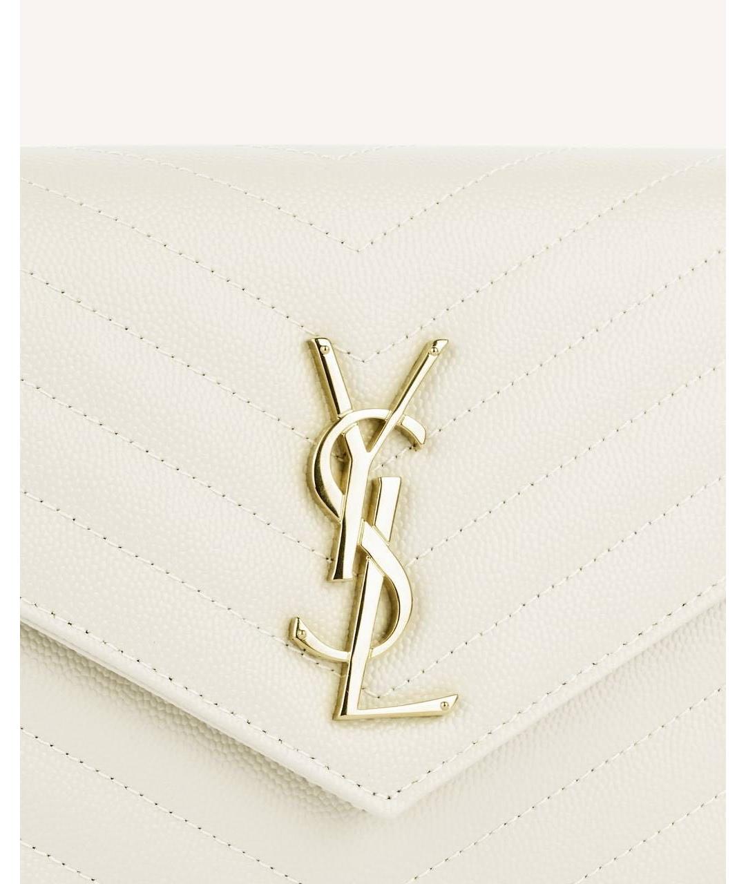 SAINT LAURENT Кожаная сумка через плечо, фото 4