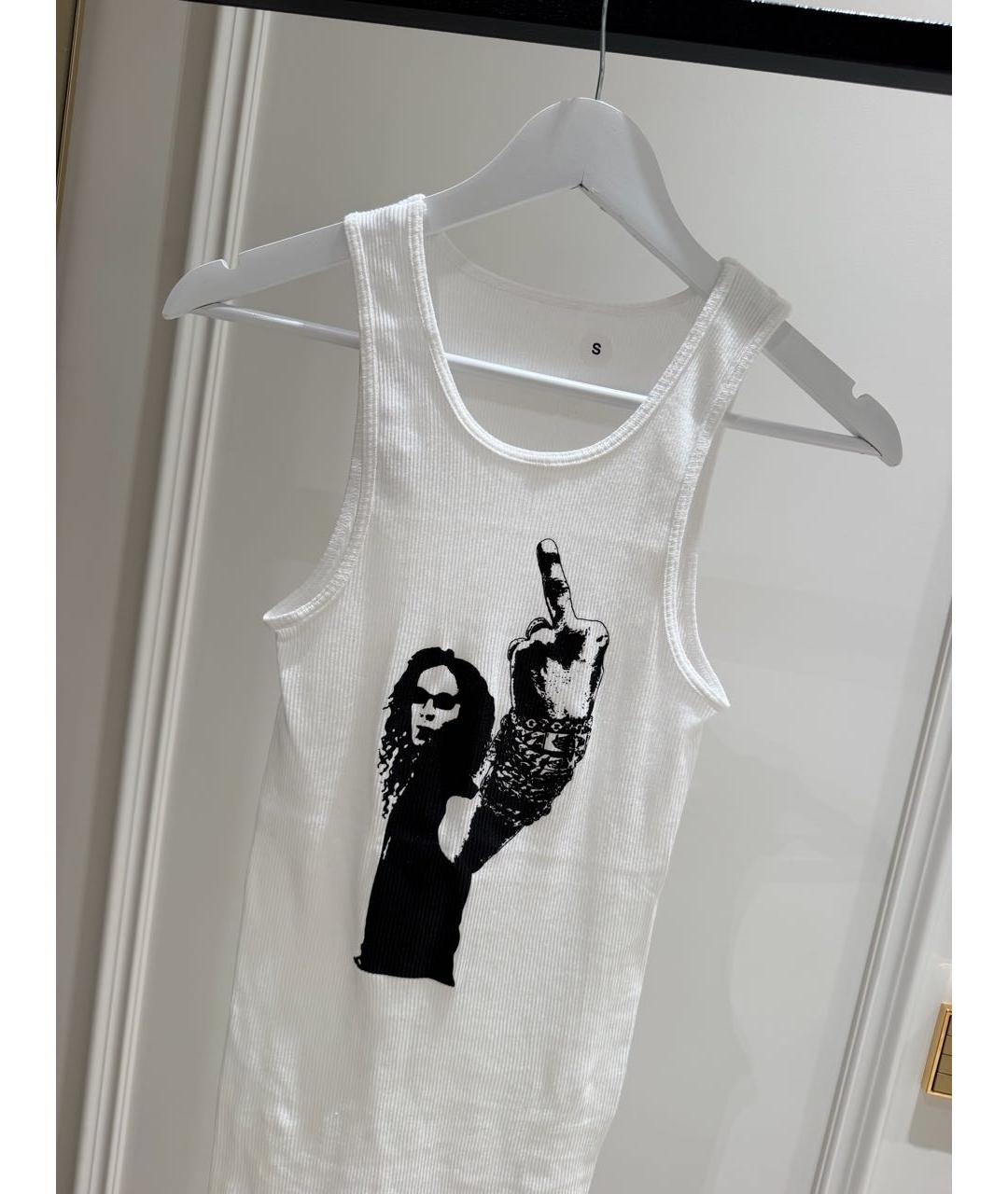 CHROME HEARTS Белая хлопковая майка, фото 2