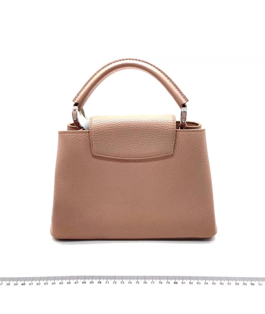 LOUIS VUITTON Розовая кожаная сумка с короткими ручками, фото 2