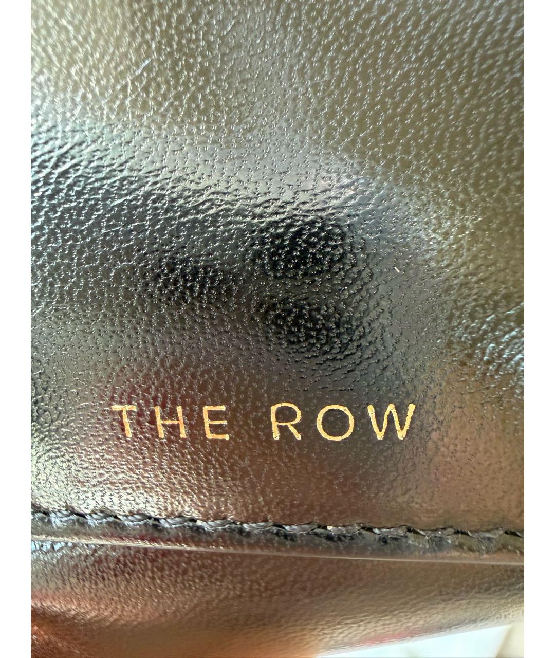 THE ROW Черная кожаная сумка через плечо, фото 4