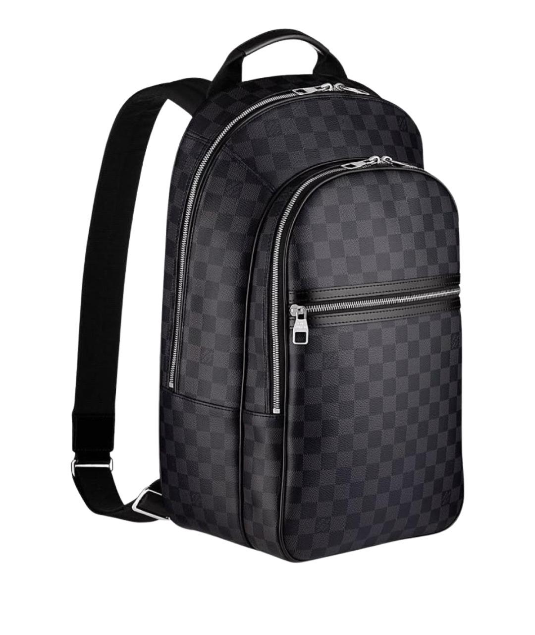 LOUIS VUITTON Серый рюкзак из канвы, фото 1