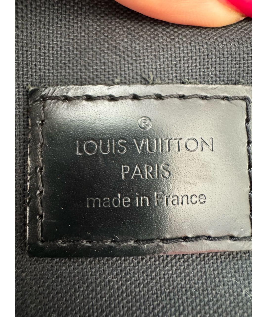 LOUIS VUITTON Серый рюкзак из канвы, фото 5
