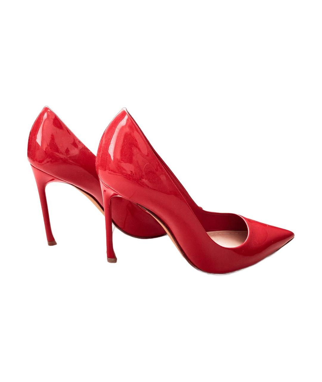CHRISTIAN DIOR Красные туфли из лакированной кожи, фото 7