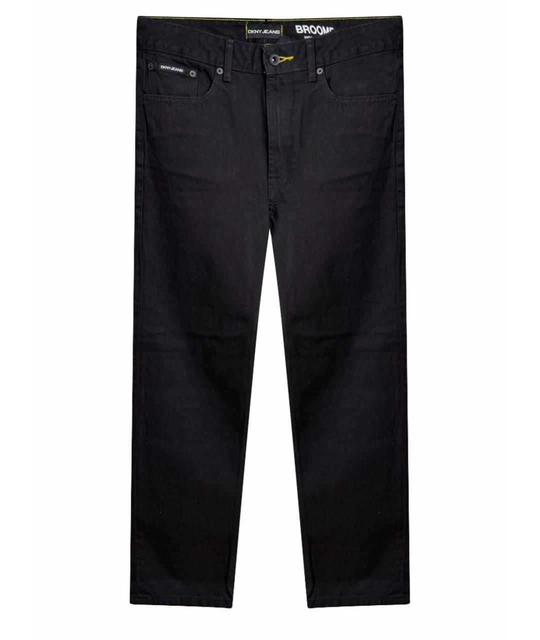DKNY Черные хлопковые прямые джинсы, фото 1