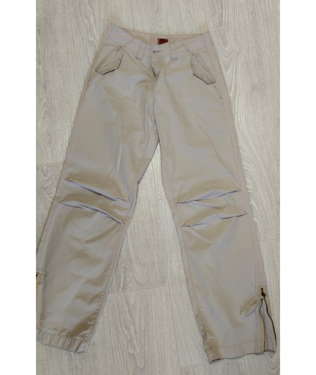 LEVI'S Бежевые хлопковые брюки широкие, фото 7