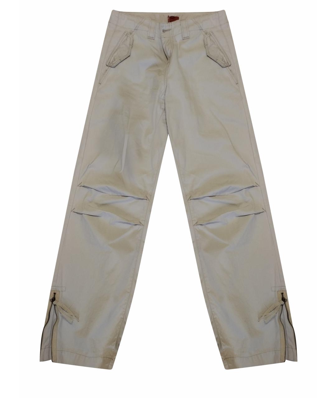 LEVI'S Бежевые хлопковые брюки широкие, фото 1