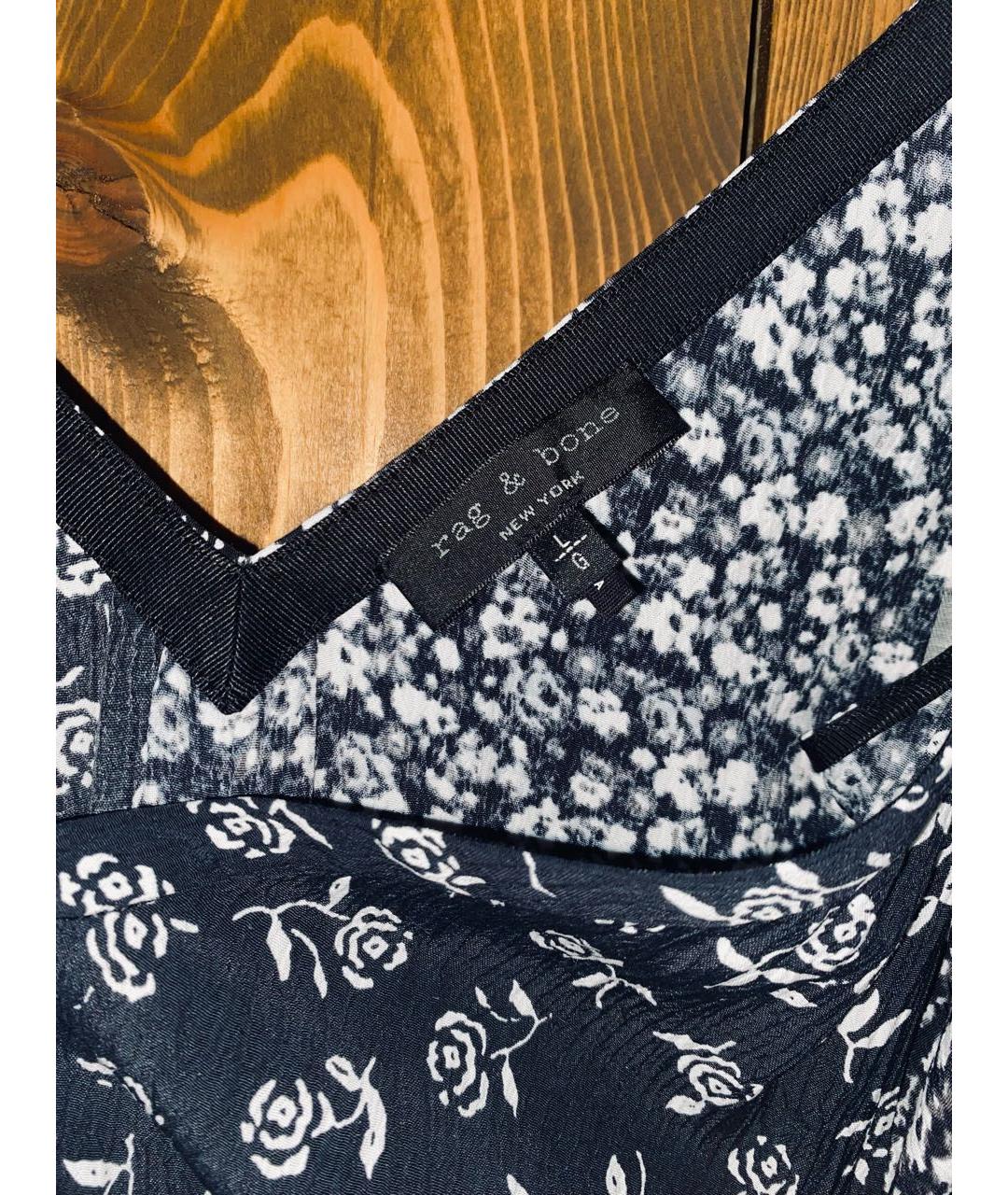 RAG & BONE Мульти вискозное повседневное платье, фото 3