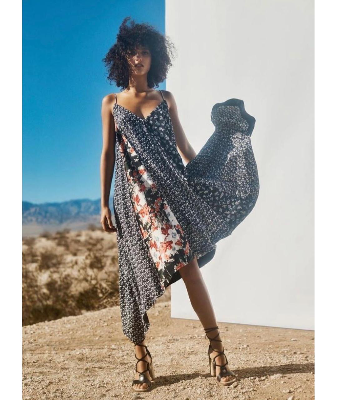 RAG & BONE Мульти вискозное повседневное платье, фото 8