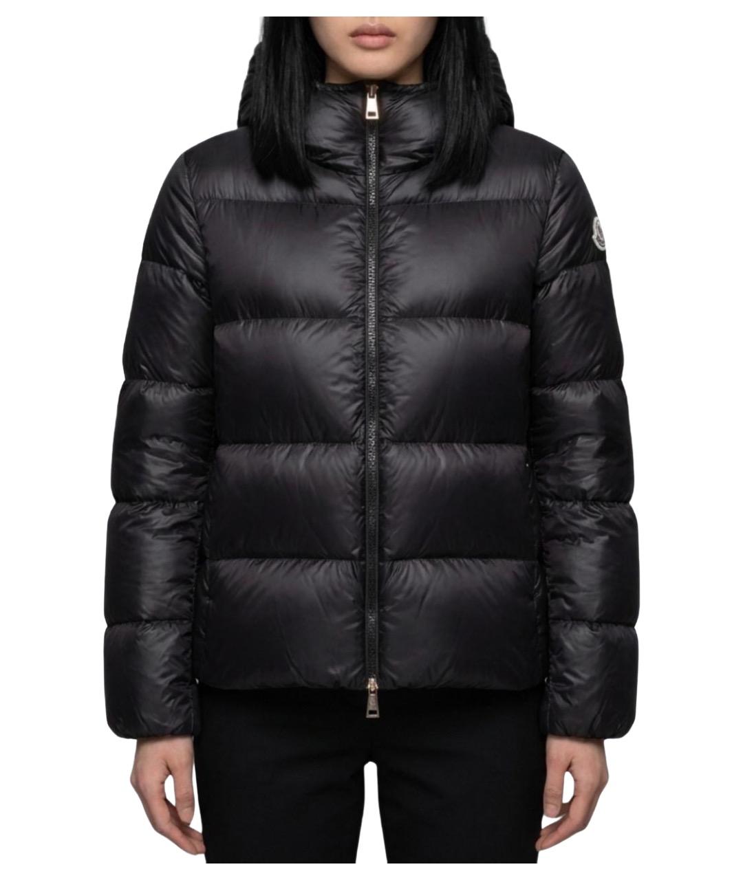 MONCLER Черная полиамидовая куртка, фото 1