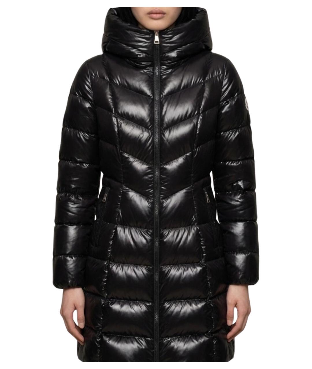 MONCLER Черная полиамидовая куртка, фото 1