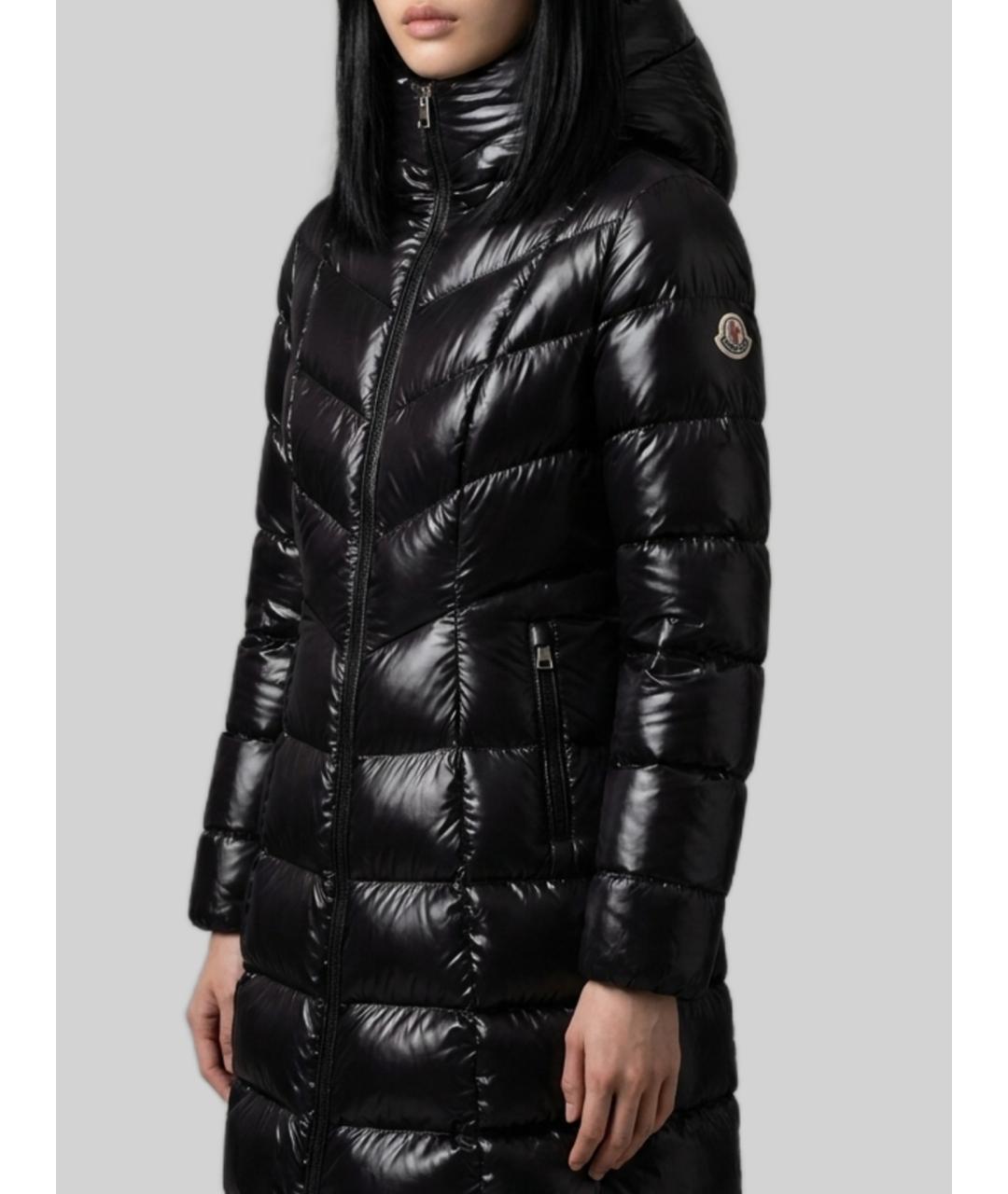 MONCLER Черная полиамидовая куртка, фото 3