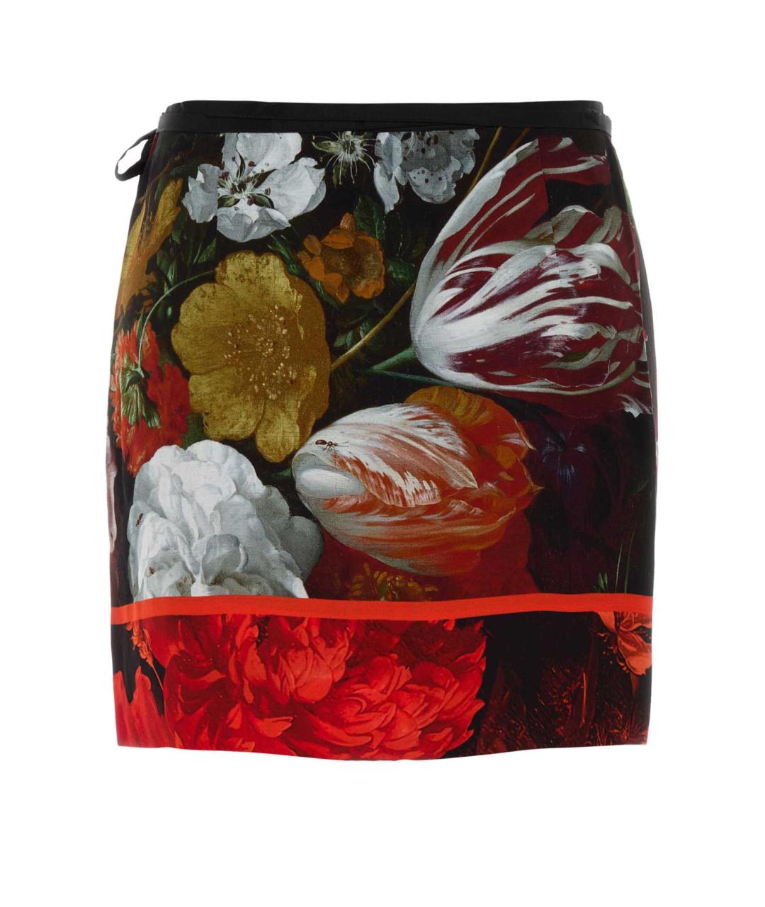 DRIES VAN NOTEN Мульти вискозная юбка мини, фото 2