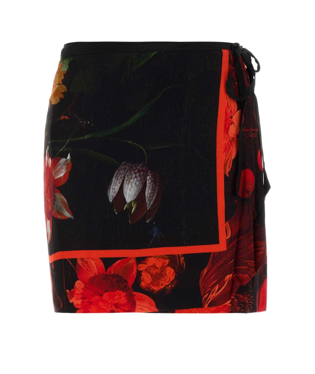 DRIES VAN NOTEN Мульти вискозная юбка мини, фото 1
