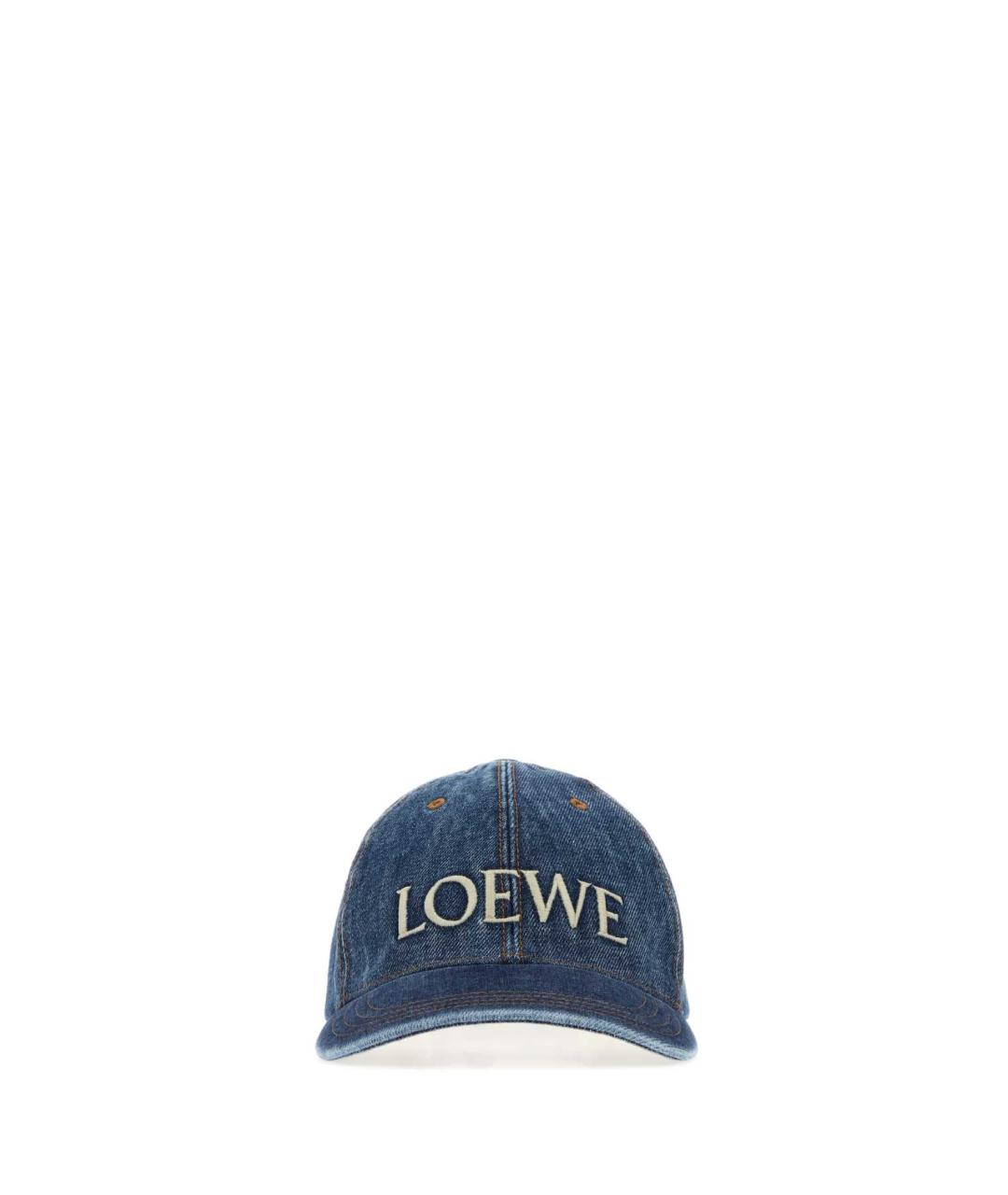 LOEWE Синяя хлопковая кепка, фото 1