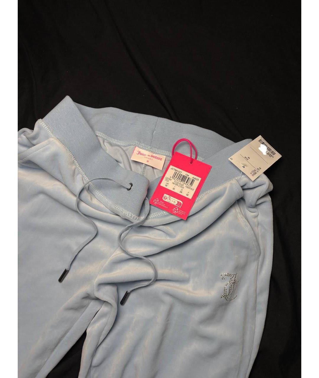 JUICY COUTURE Голубой полиэстеровый костюм с брюками, фото 5