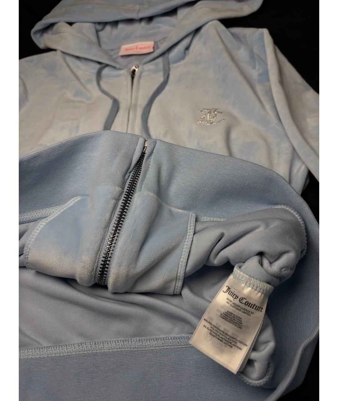 JUICY COUTURE Голубой полиэстеровый костюм с брюками, фото 4