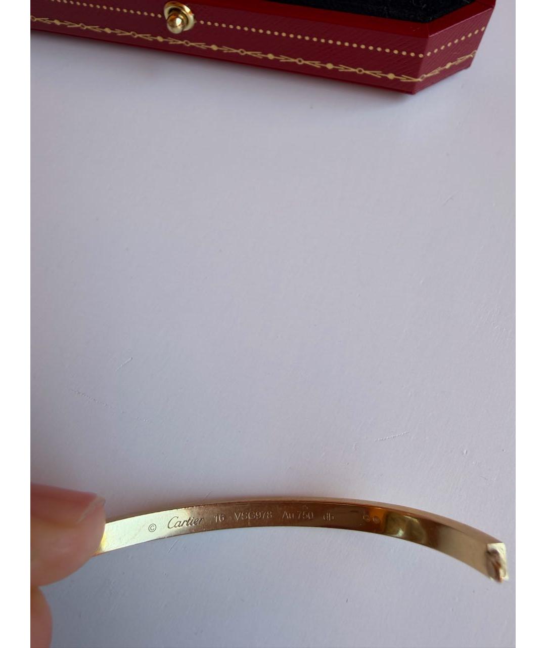 CARTIER Золотой браслет из желтого золота, фото 3
