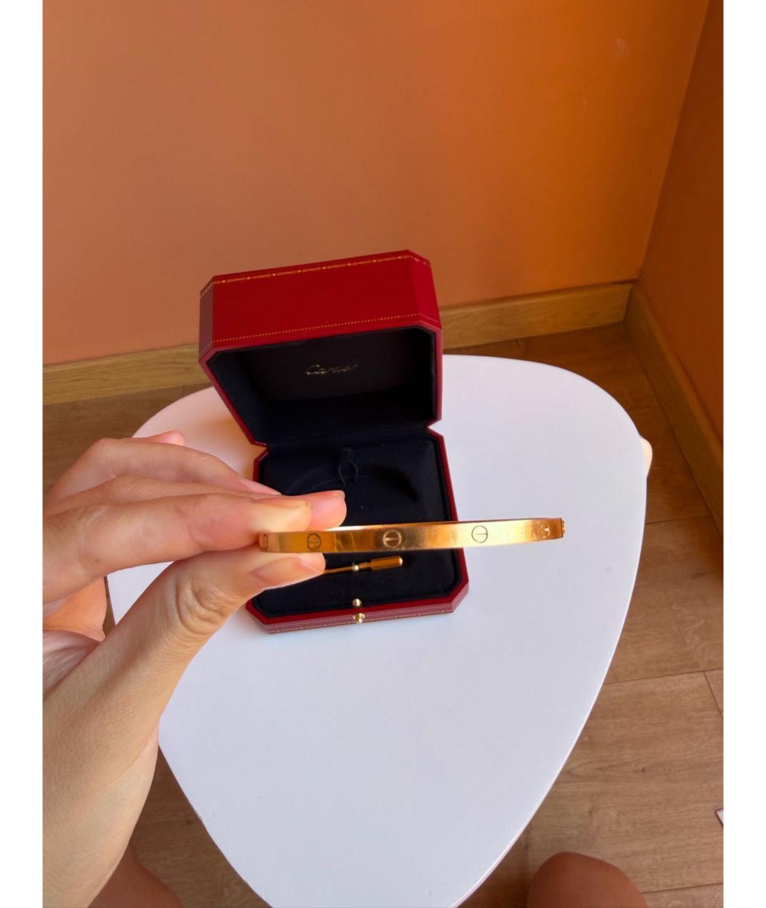 CARTIER Золотой браслет из желтого золота, фото 4
