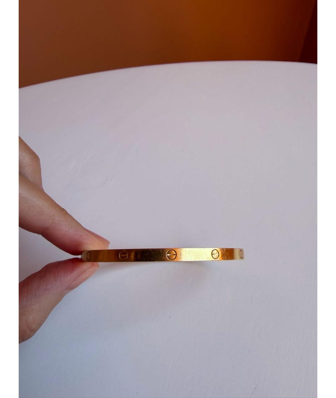 CARTIER Золотой браслет из желтого золота, фото 8