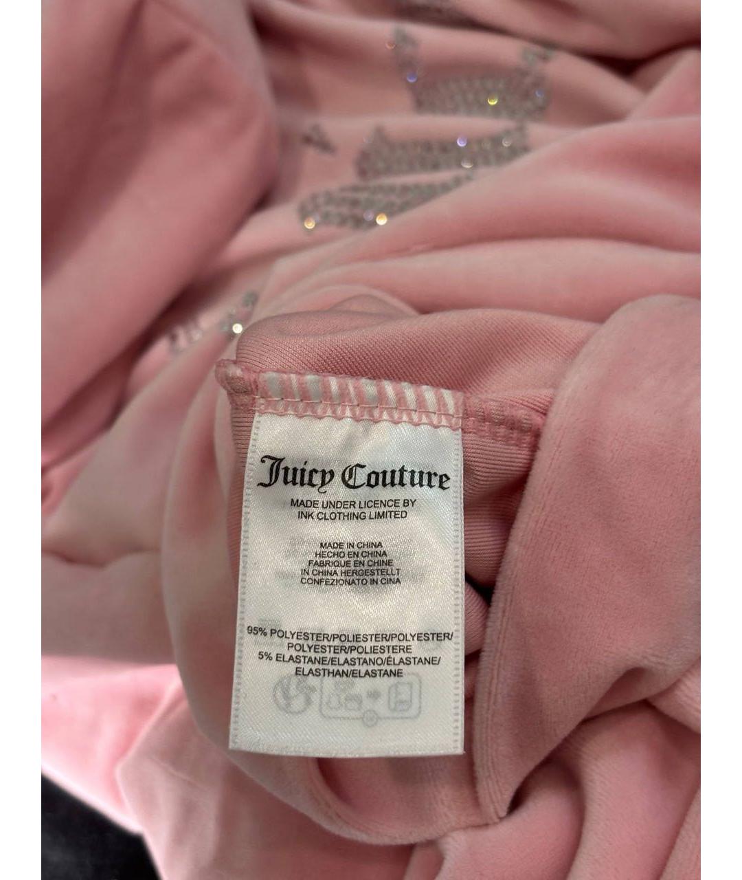 JUICY COUTURE Розовый полиэстеровый костюм с брюками, фото 5