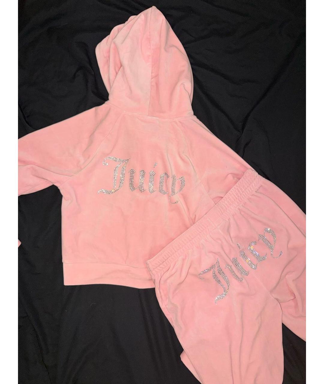 JUICY COUTURE Розовый полиэстеровый костюм с брюками, фото 7