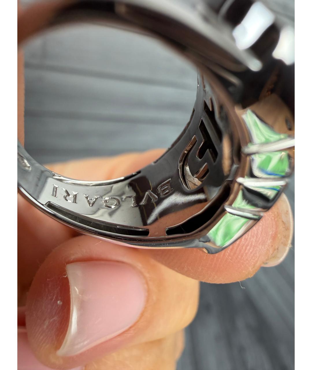 BVLGARI Кольцо из белого золота, фото 3