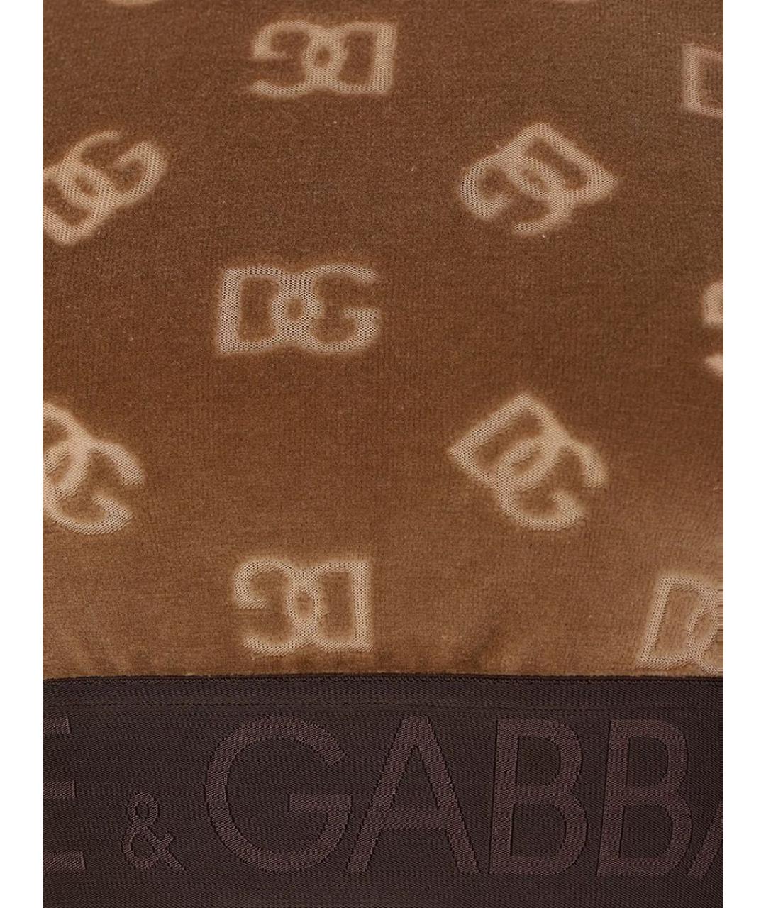 DOLCE&GABBANA Бежевая хлопковая футболка, фото 3