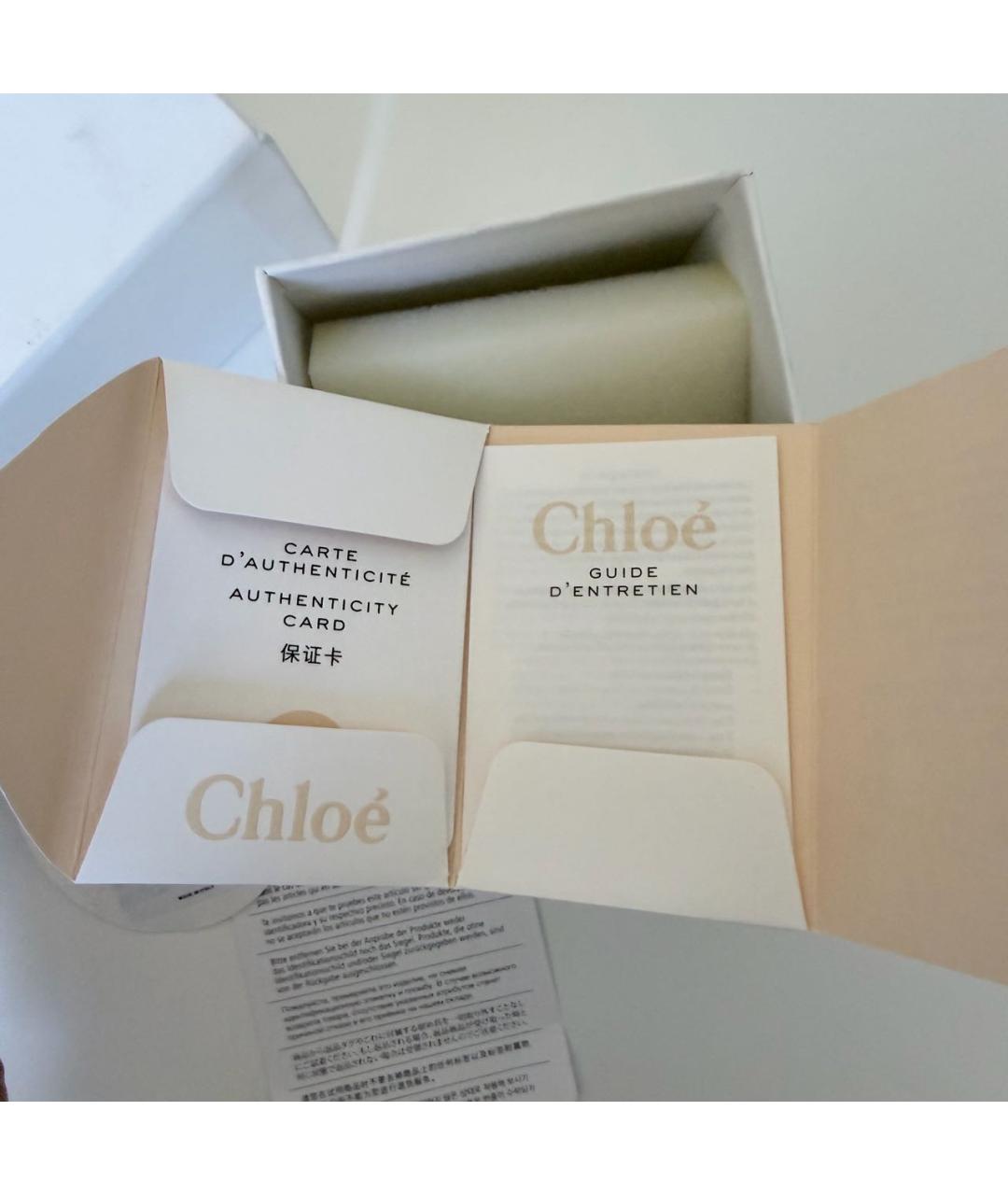 CHLOE Золотой латунный браслет, фото 5