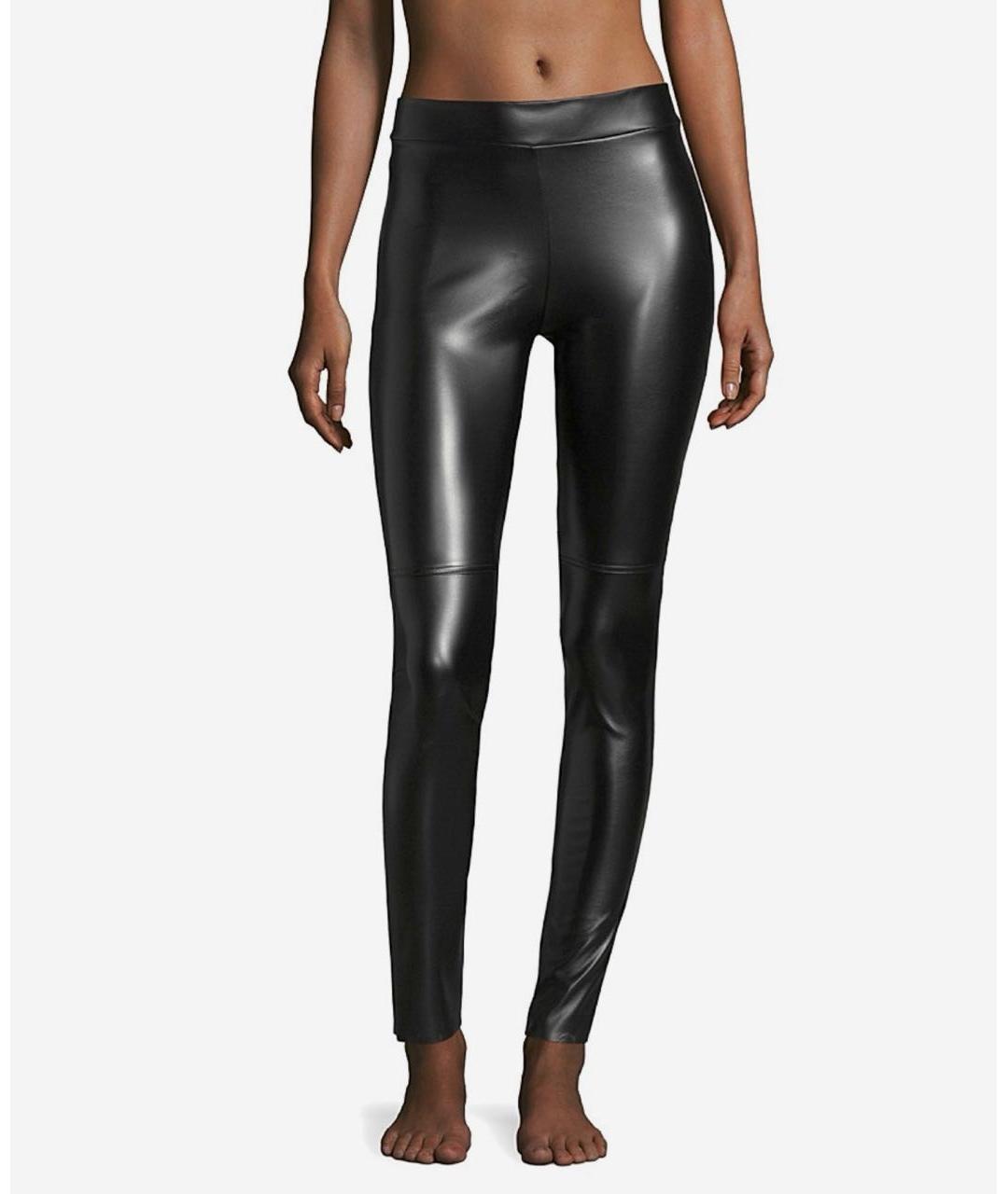 WOLFORD Черные полиэстеровые леггинсы и велосипедки, фото 5