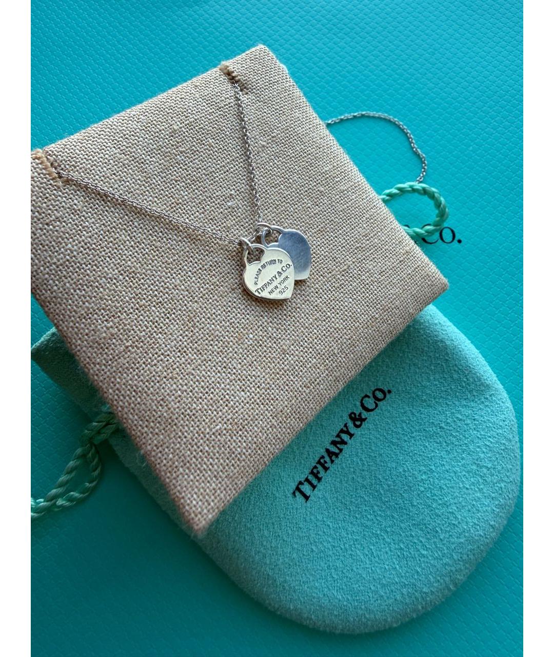 TIFFANY&CO Серебряное серебряное колье, фото 6