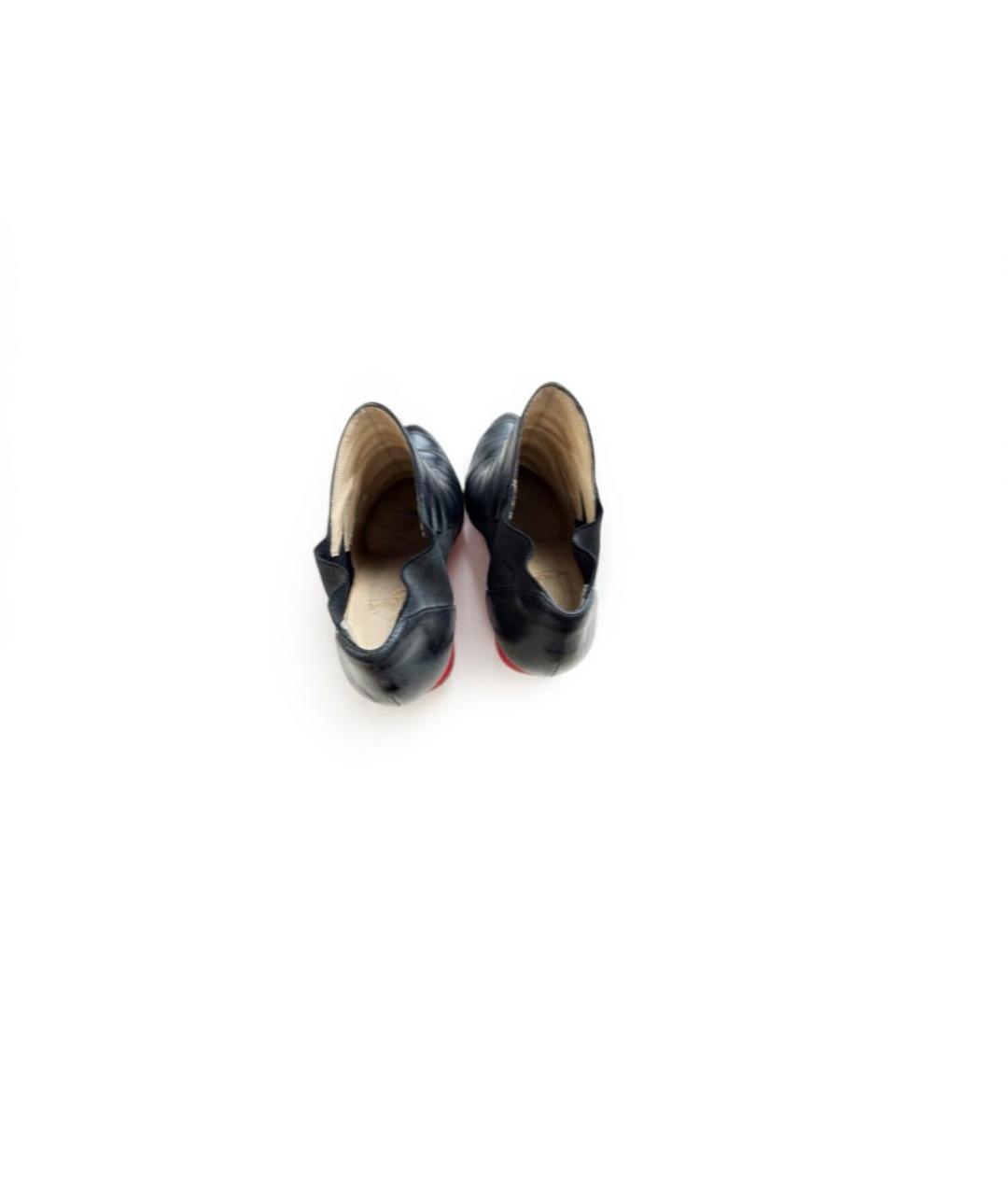 CHRISTIAN LOUBOUTIN Черные кожаные ботильоны, фото 5