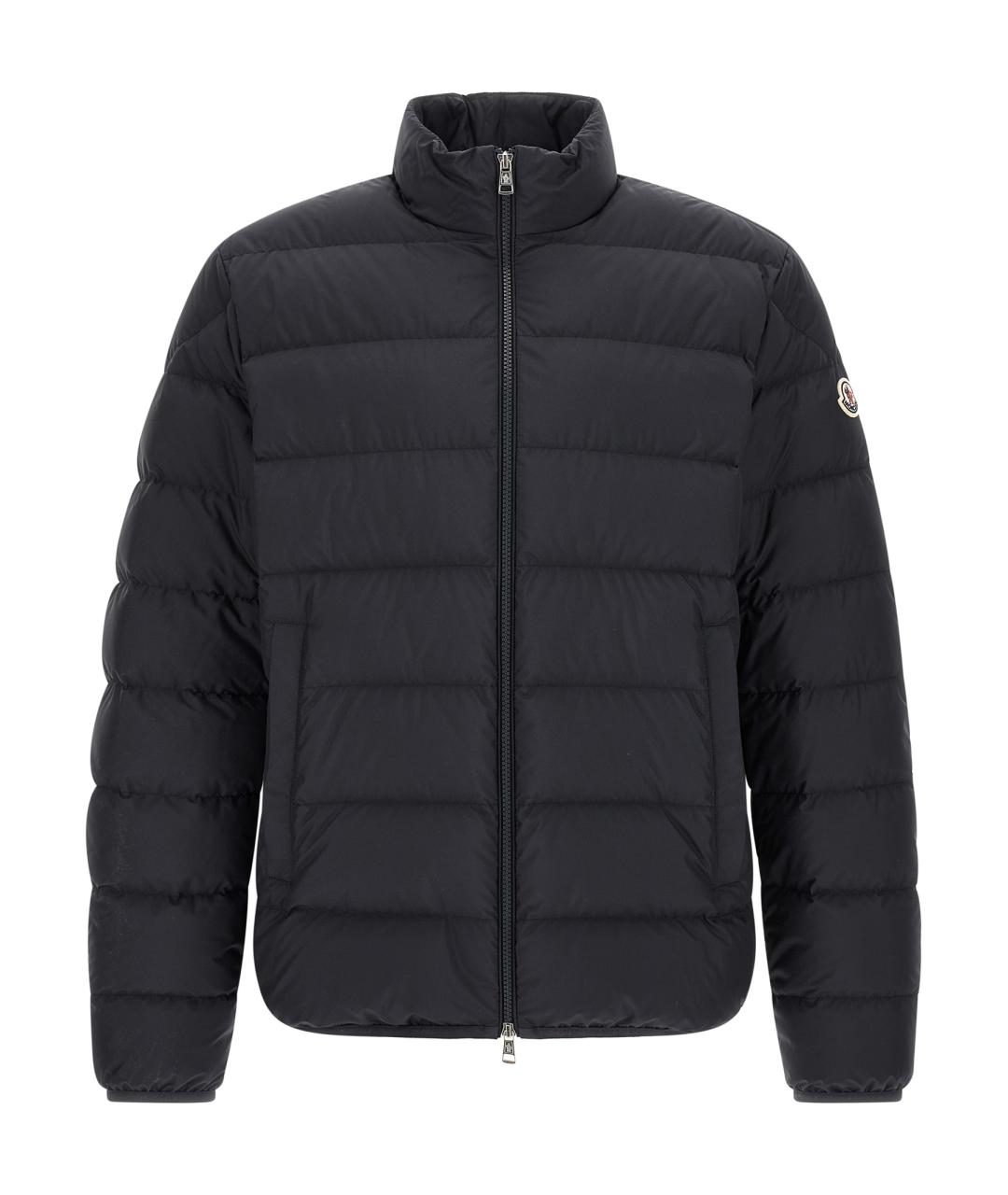 MONCLER Синий полиэстеровый пуховик, фото 1