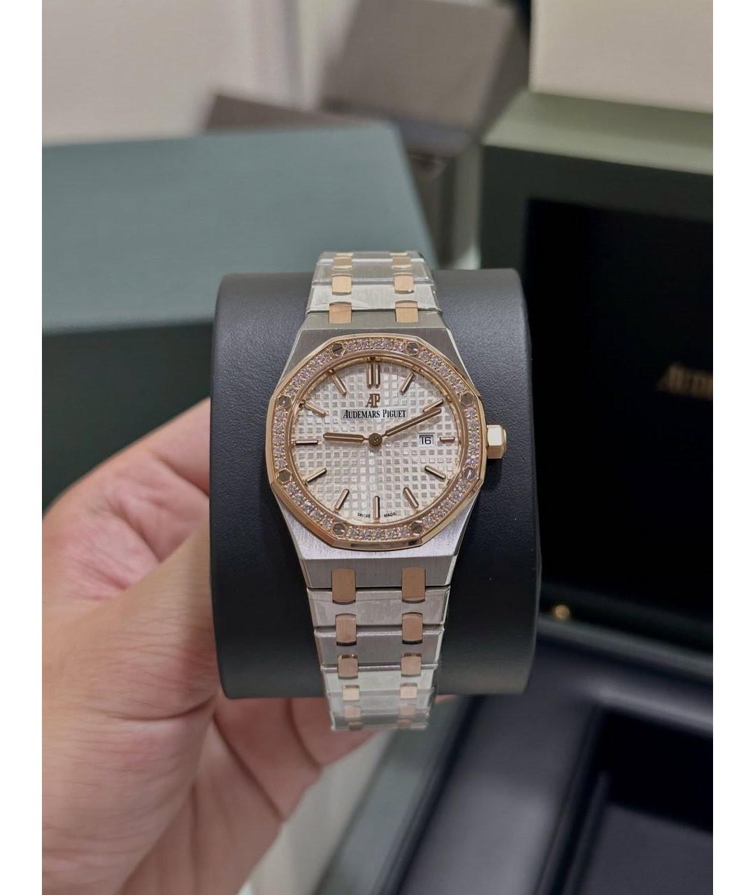 Audemars Piguet Белые часы из розового золота, фото 2