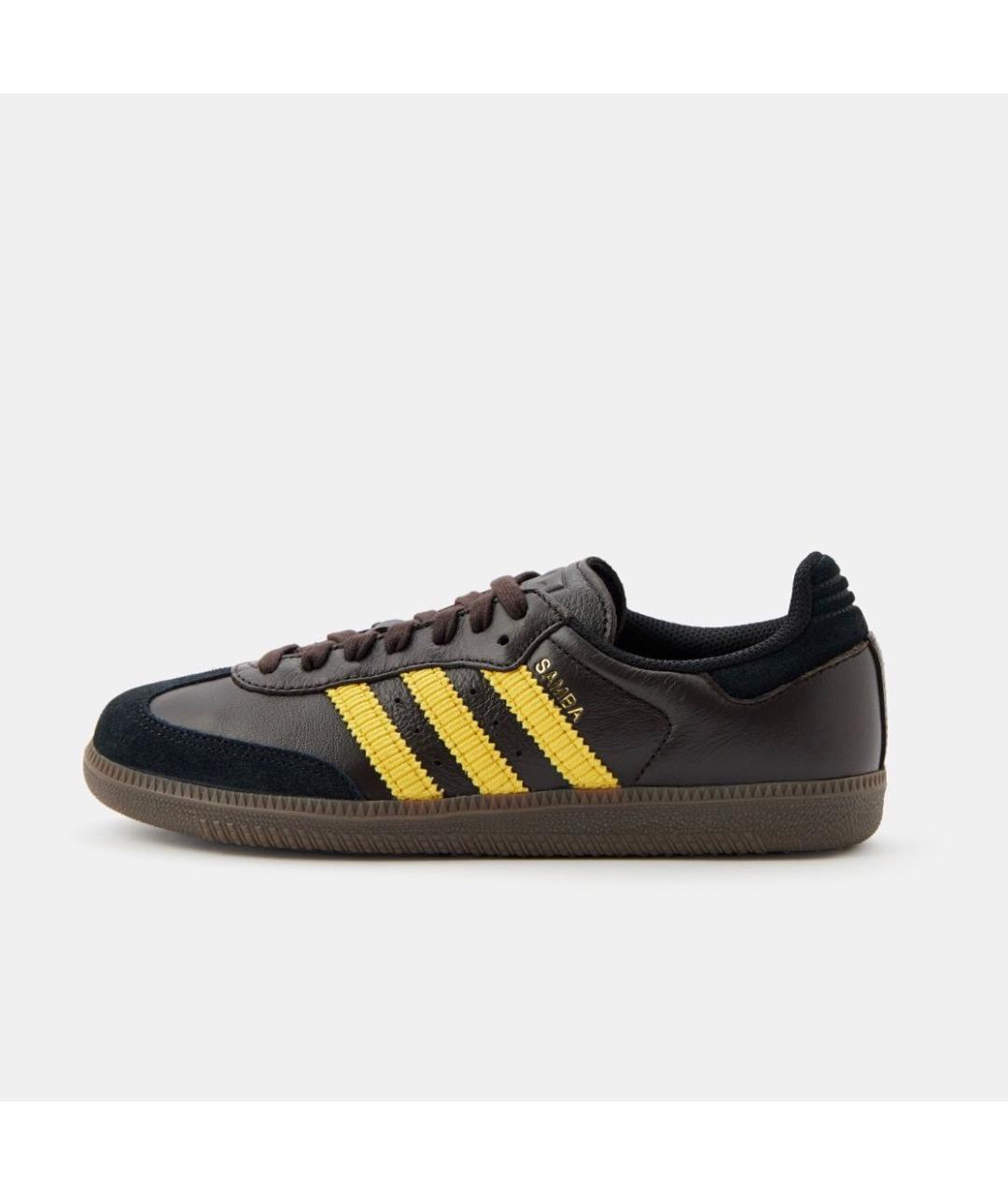 ADIDAS Коричневые кожаные кроссовки, фото 7