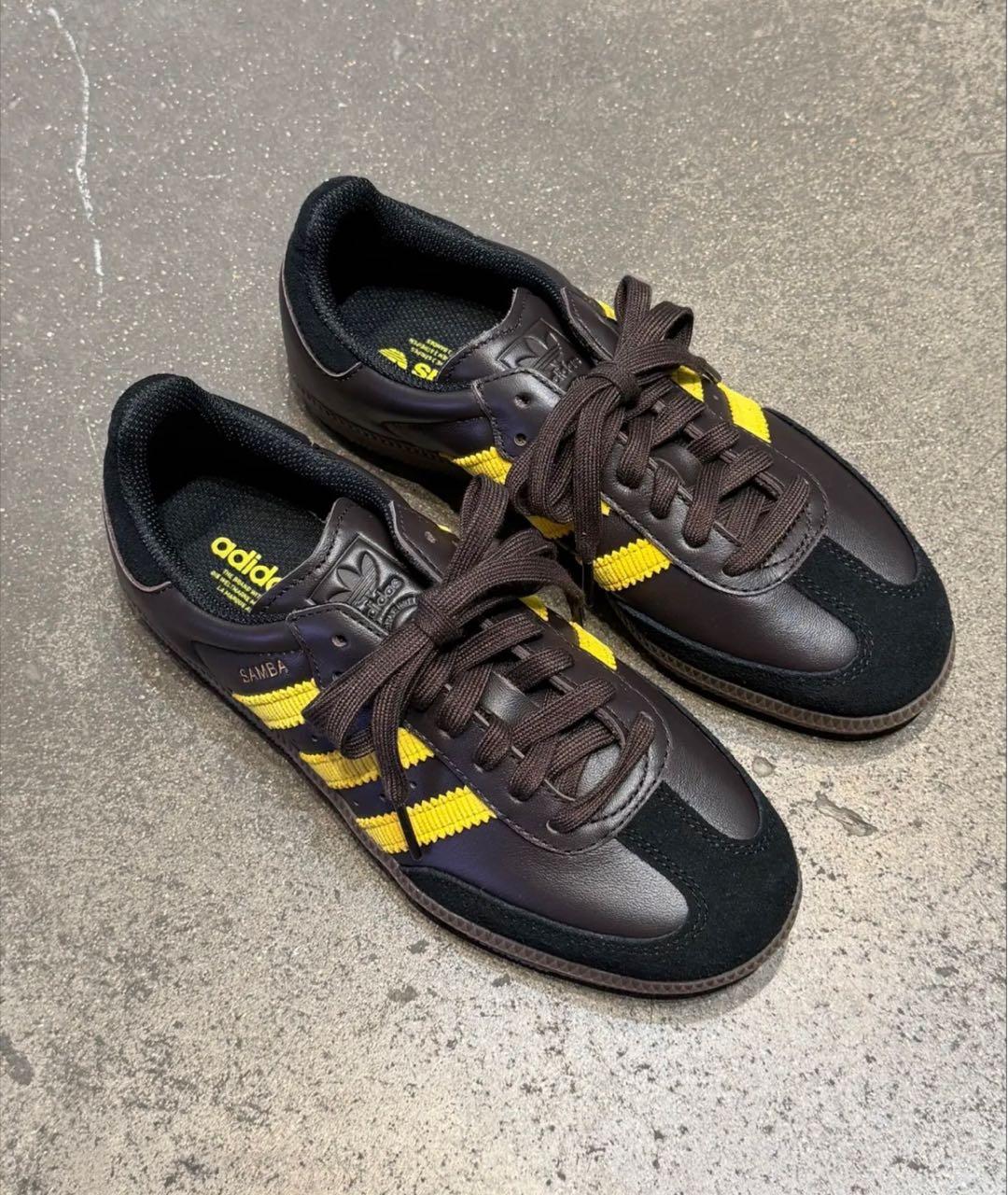 ADIDAS Коричневые кожаные кроссовки, фото 4