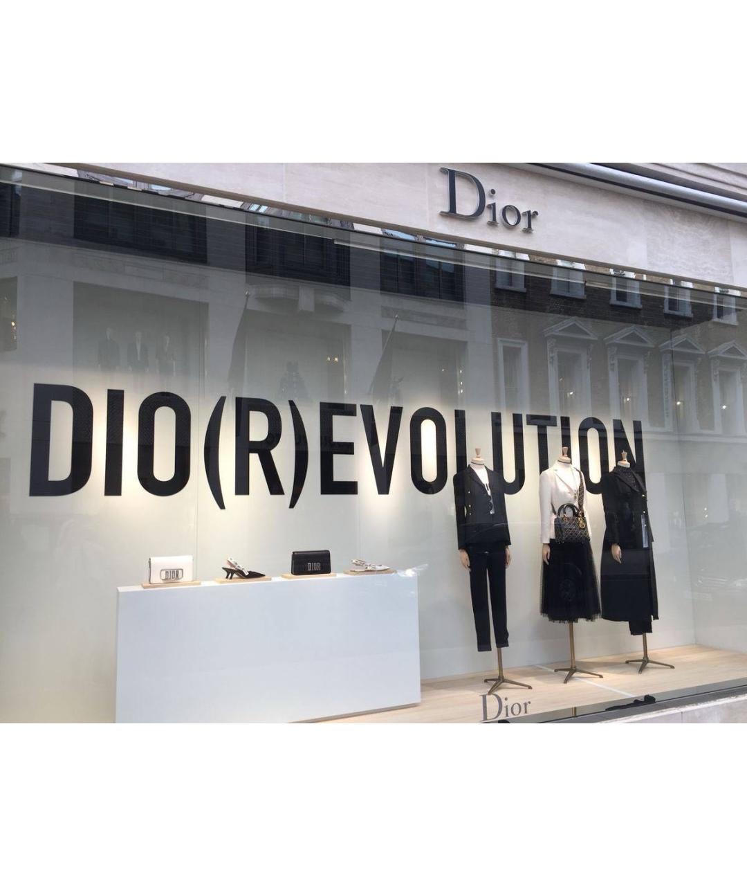 CHRISTIAN DIOR Черная хлопковая футболка, фото 4
