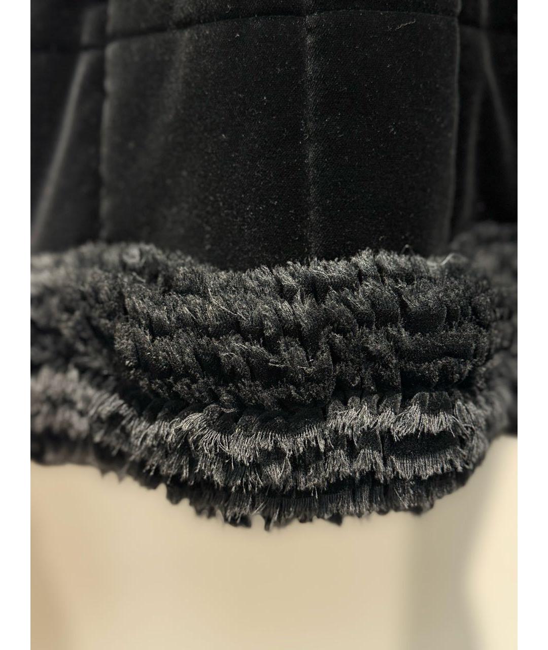 CHANEL Черное замшевое коктейльное платье, фото 4