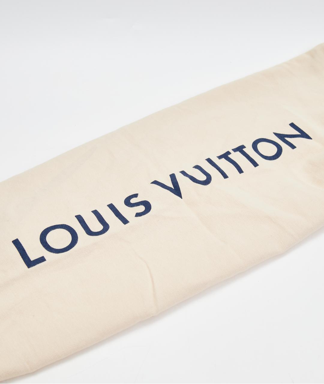 LOUIS VUITTON Коричневая кожаная сумка с короткими ручками, фото 8
