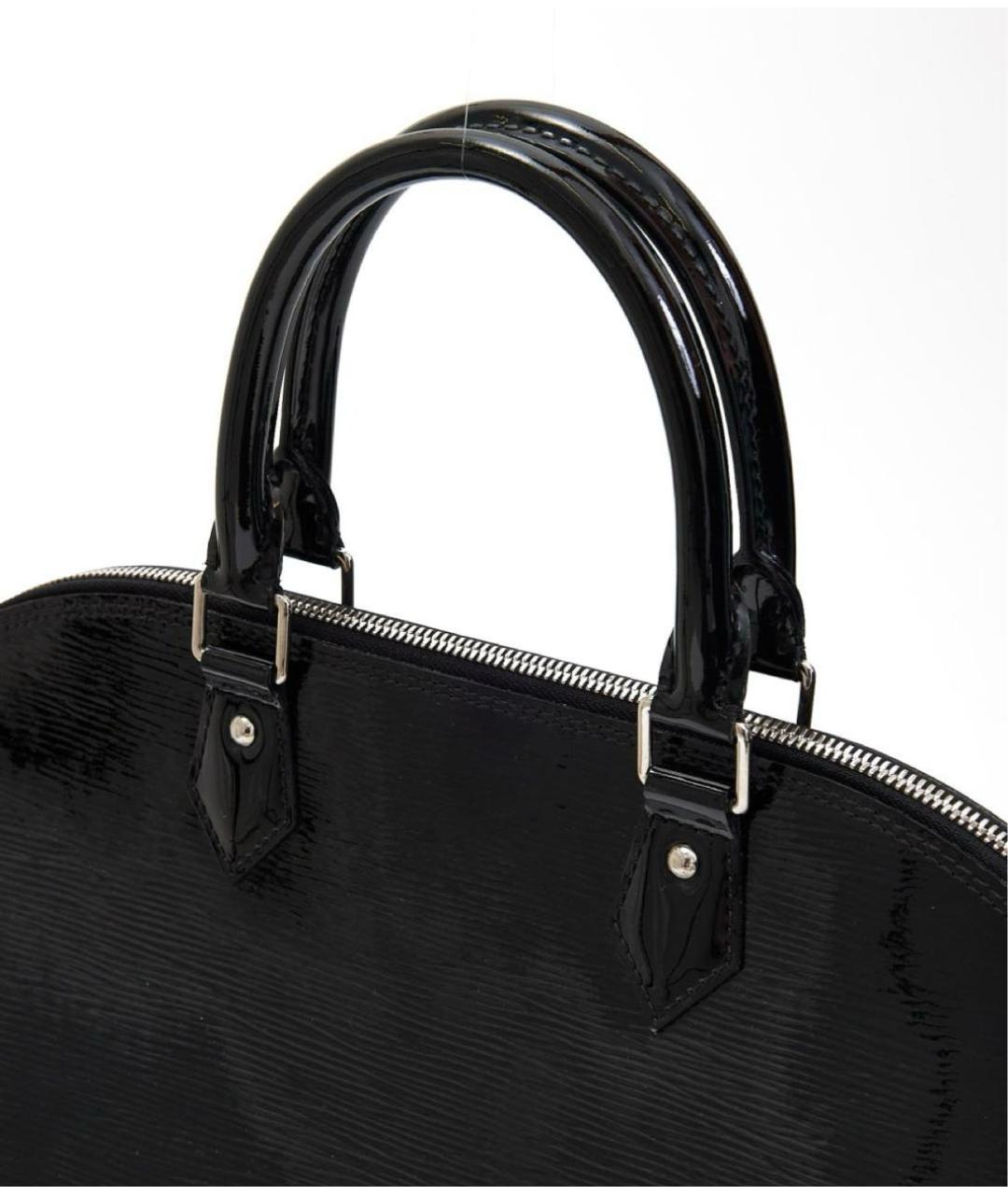 LOUIS VUITTON Черная кожаная сумка с короткими ручками, фото 4