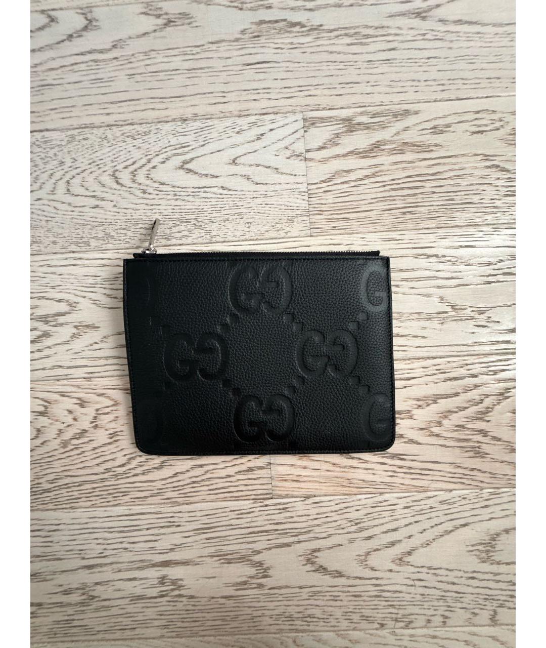 GUCCI Черный кожаный кардхолдер, фото 3
