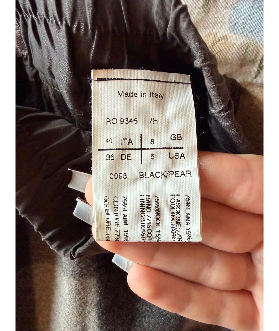 RICK OWENS Серые шерстяные шорты, фото 6