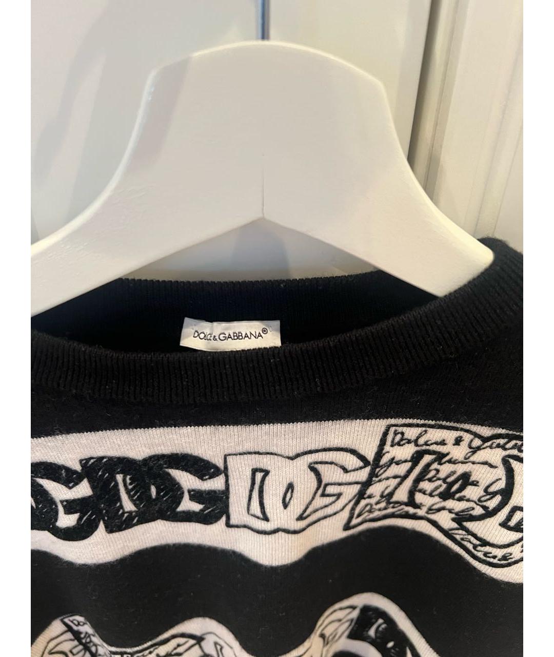 DOLCE&GABBANA Черный шерстяной детская футболка / топ, фото 4
