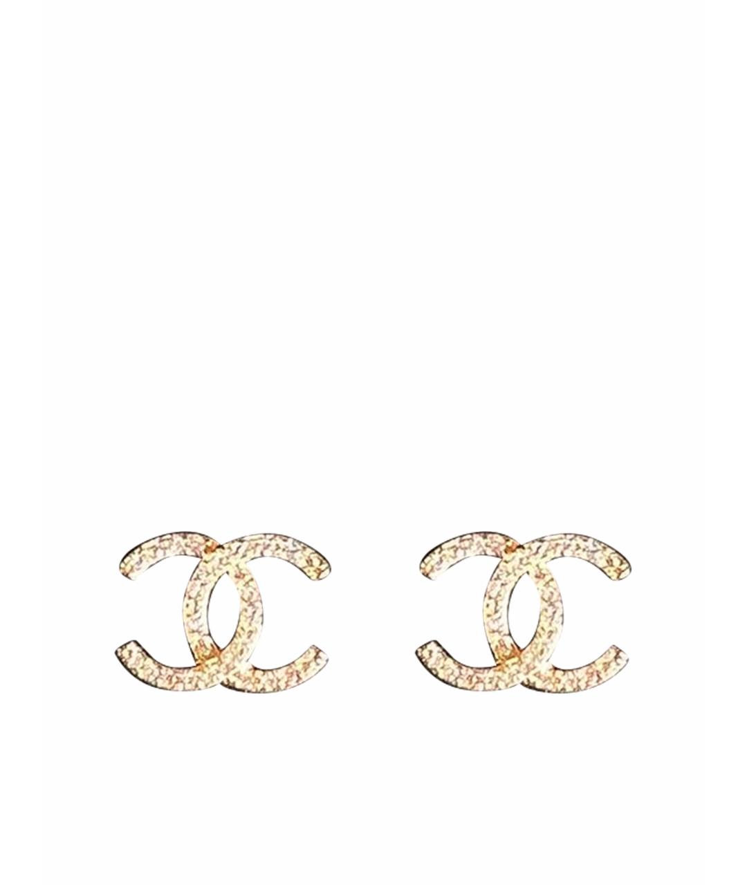 CHANEL Золотые серьги, фото 1