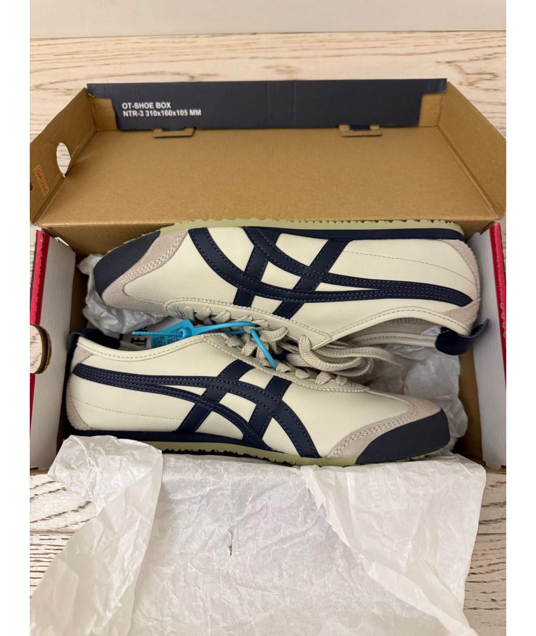 ONITSUKA TIGER Серые кожаные кроссовки, фото 8