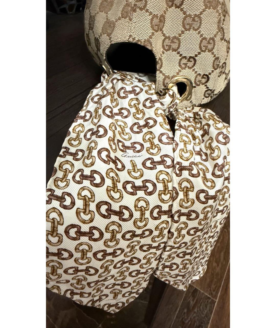GUCCI Бежевая кепка, фото 6