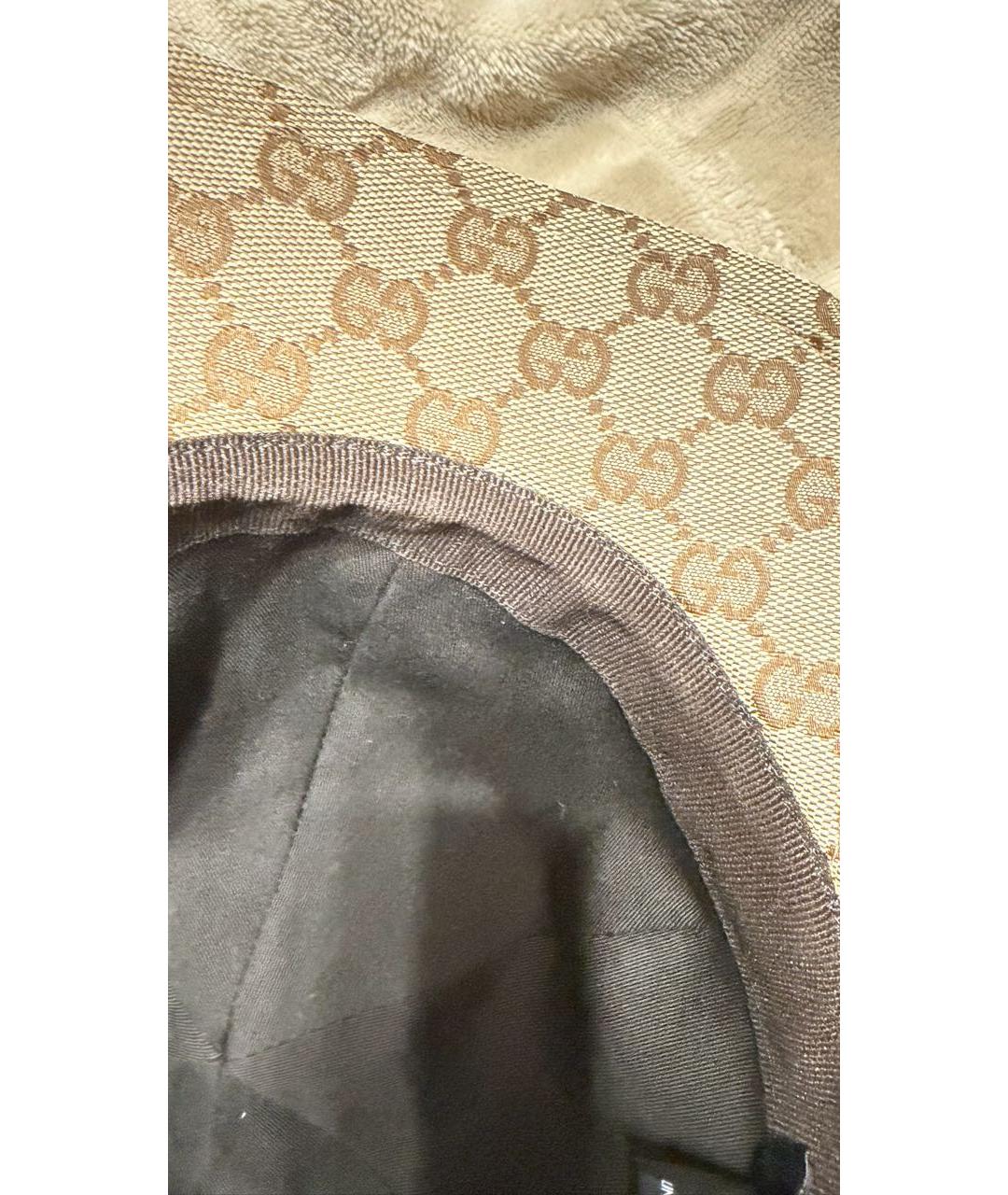 GUCCI Бежевая кепка, фото 7