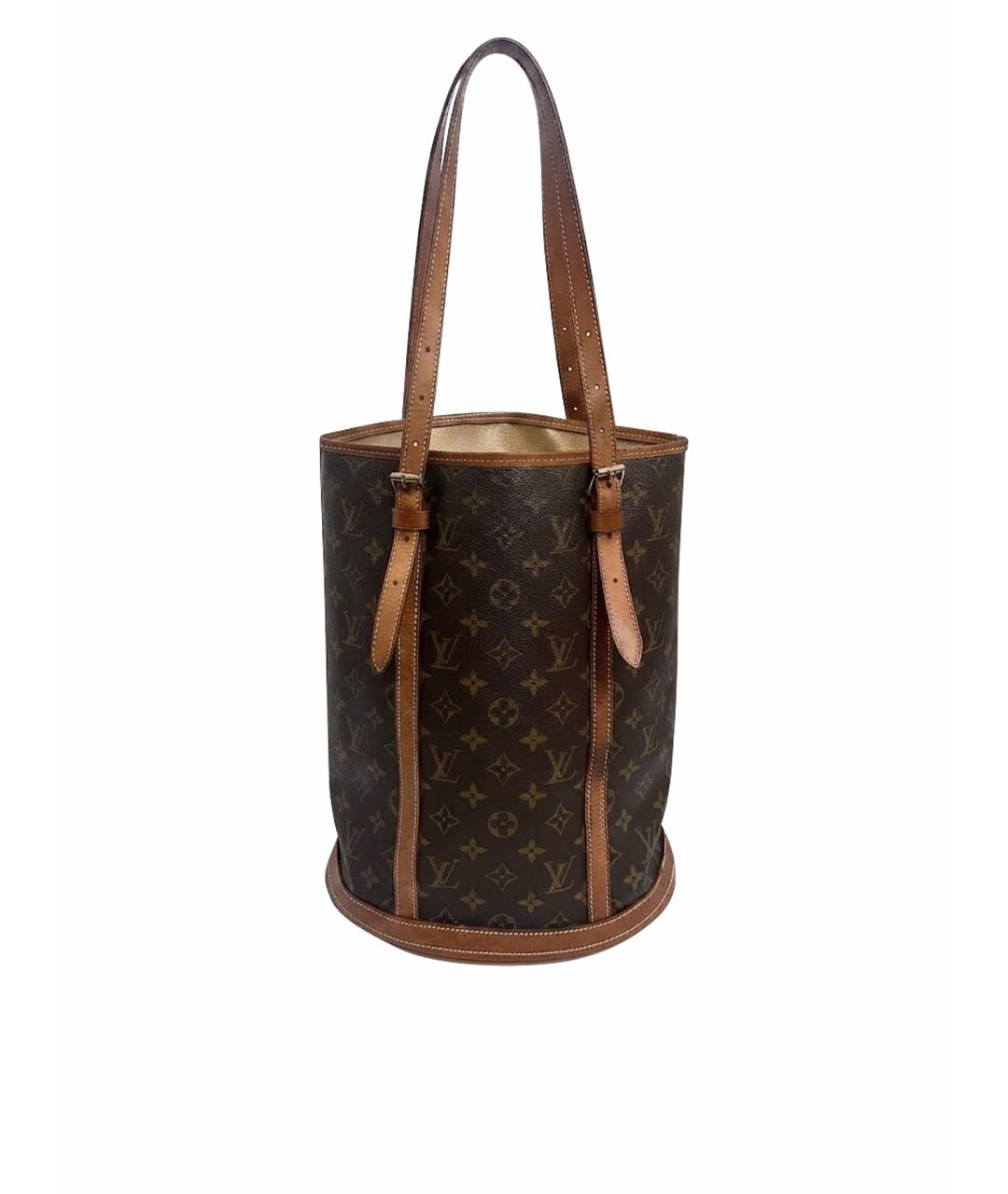 LOUIS VUITTON Коричневая сумка тоут из канвы, фото 1